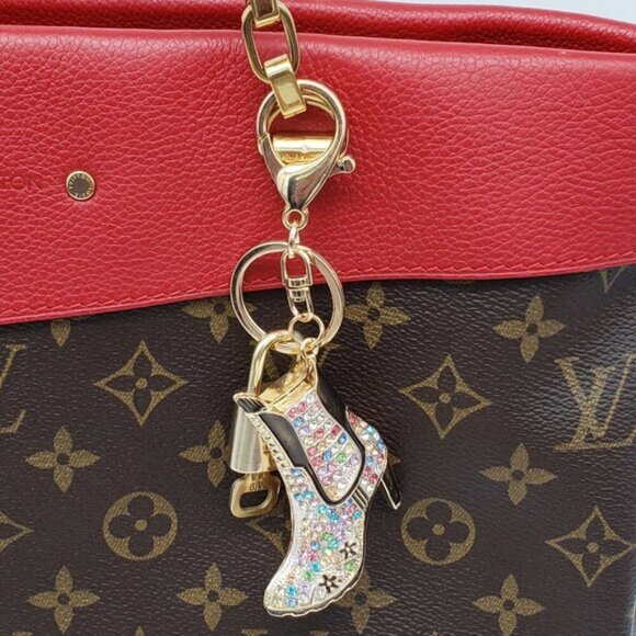 Authentic Louis Vuitton Lock & Key with unbranded Bagcharm, Keycharm, Keychain - Picture 1 of 8